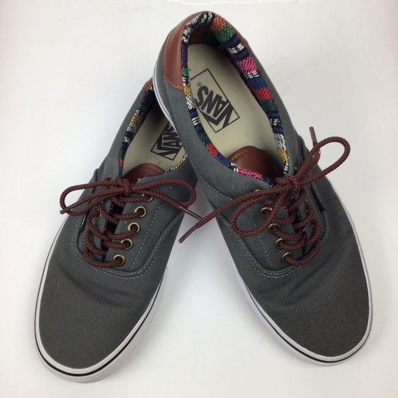 Vans Other - Vans grey canvas with brown accents in M9/W10.5